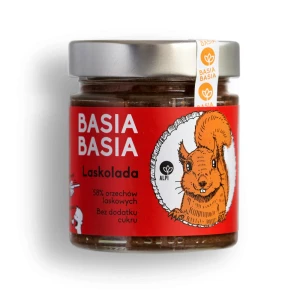 Laskolada - krem z orzechów laskowych z daktylami i miąższem kokosowym - Alpi - Basia Basia, 210g