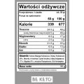 Keto ciastko kokos i migdał - Keto Cookie Coconut &amp; Almond - BeKeto, 50g - etykieta