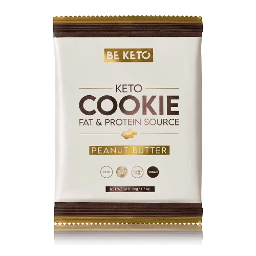 Keto ciastko masło orzechowe - Keto Cookie Peanut Butter - BeKeto, 50g - przód