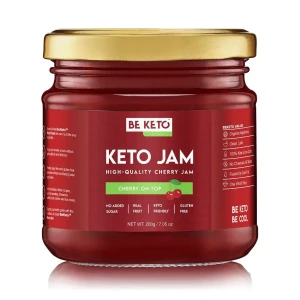 Keto dżem wiśniowy bez dodatku cukru - Cherry on Top - BeKeto, 200g