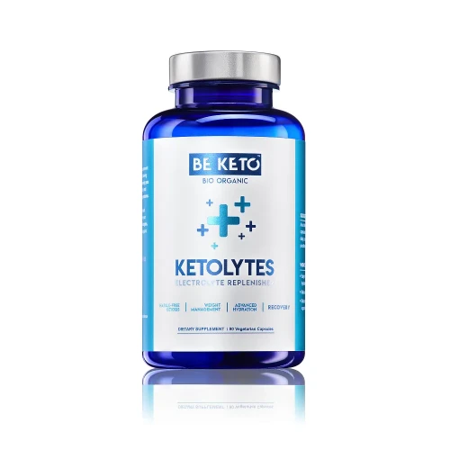 Keto elektrolity - Ketolytes - BeKeto, 90 kapsułek - przód