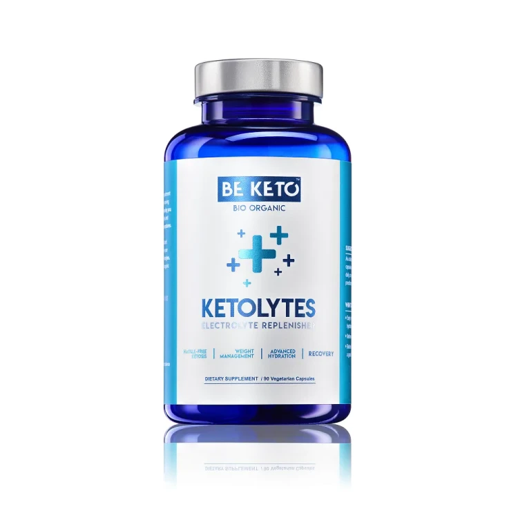 Keto elektrolity - Ketolytes - BeKeto, 90 kapsułek - przód