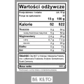 Olej MCT w proszku świeża truskawka - MCT Oil Powder Fresh Strawberry - BeKeto, 300g - etykieta