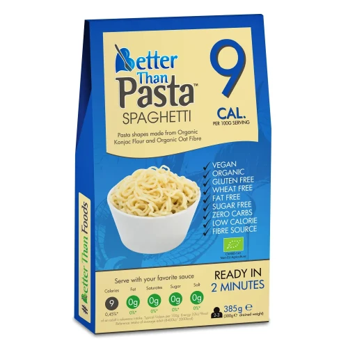 Makaron konjac Spaghetti - BIO - Better than Foods, 385g - przód