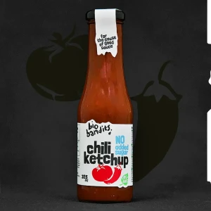 Ketchup z chili bez dodatku cukru - BIO - Bio Bandits, 325ml
