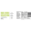 Mąka lniana - Coco Farm, 500g - etykieta