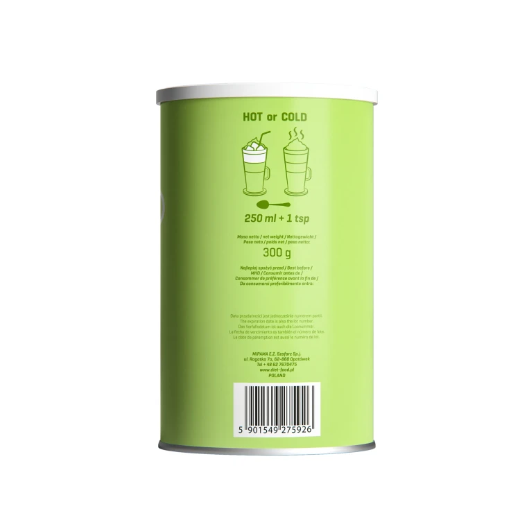 Matcha latte - Keto Friendly - Diet Food, 300g - tył