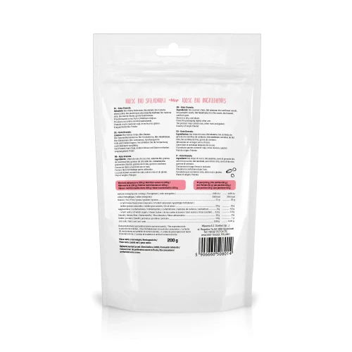 Keto granola - BIO - Diet Food, 200g - tył