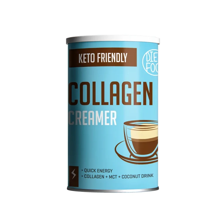 Kolagenowa KETO śmietanka do kawy z olejem MCT - Diet Food, 300g - przód