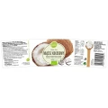 Miąższ kokosowy 100 % - BIO - Coco Farm, 280g - etykieta
