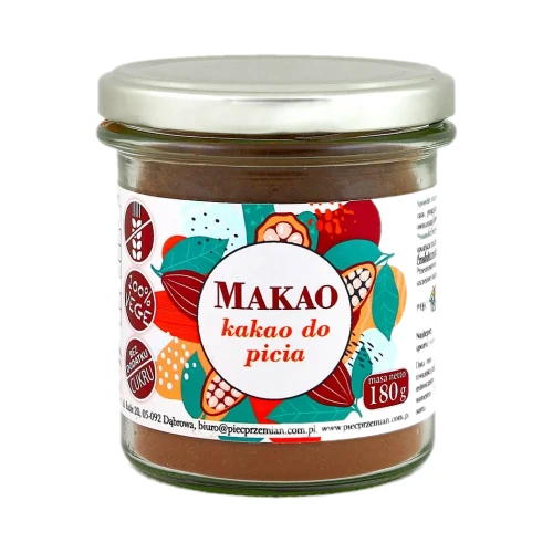 Makao - KETO kakao do picia - Pięć Przemian, 180g - przód