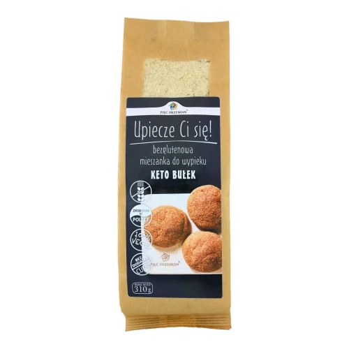 Mieszanka do wypieku KETO bułek - przód