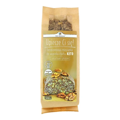 Mieszanka do wypieku KETO chleba z orzechami - przód