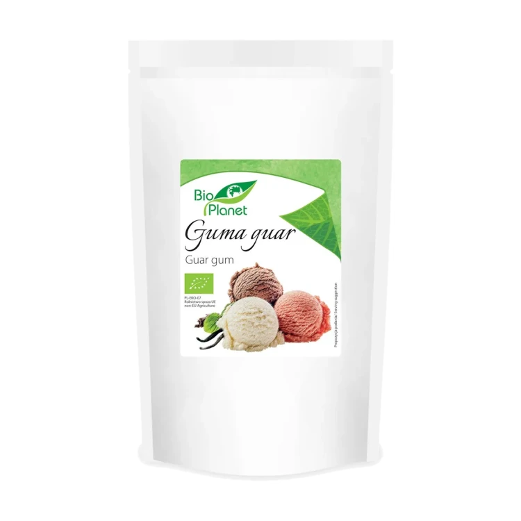 Guma guar - BIO - Bio Planet, 200g - przód
