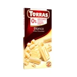 Biała czekolada bez dodatku cukru - Torras, 75g