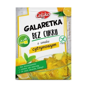 Galaretka bez cukru o smaku cytrynowym, bezglutenowa - Celiko, 14g