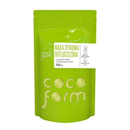 Mąka dyniowa - Coco Farm, 250g - przód