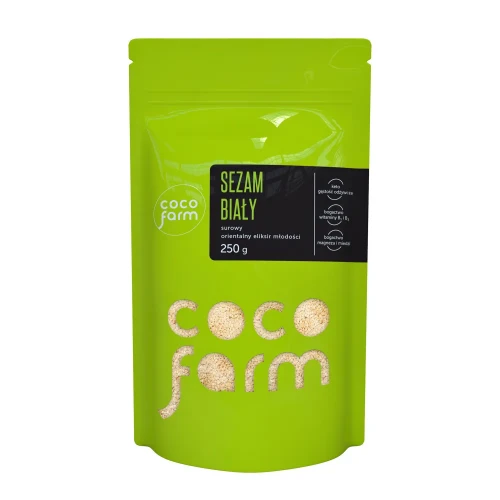 Sezam biały - Coco Farm, 250g - przód