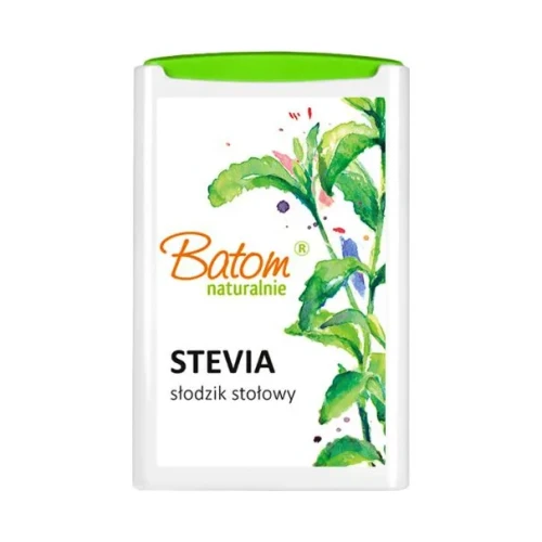 Stewia - Stevia - słodzik w tabletkach - Batom, 300 tabletek - przód