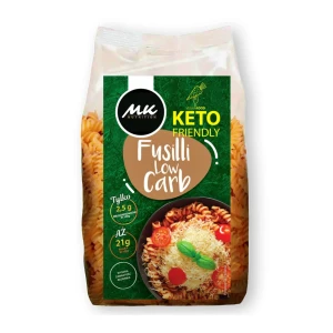 Makaron Fusilli niskowęglowodanowy - KETO Friendly - MK Nutrition, 250g