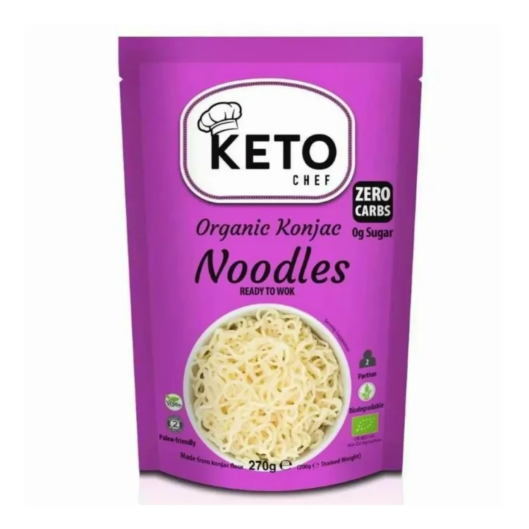 Makaron konjac Wok - BIO - Keto Chef, 270g - przód