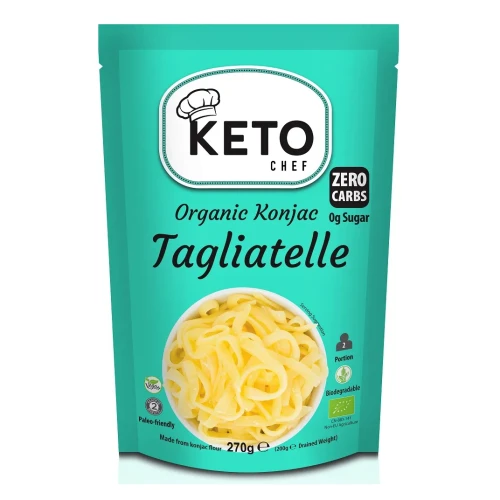 Makaron konjac Tagliatelle - BIO - Keto Chef, 270g - przód