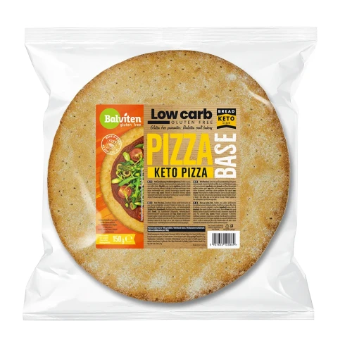 KETO Spód na pizzę - tylko 1,6 g węglowodanów - bezglutenowy - Balviten, 150g - przód