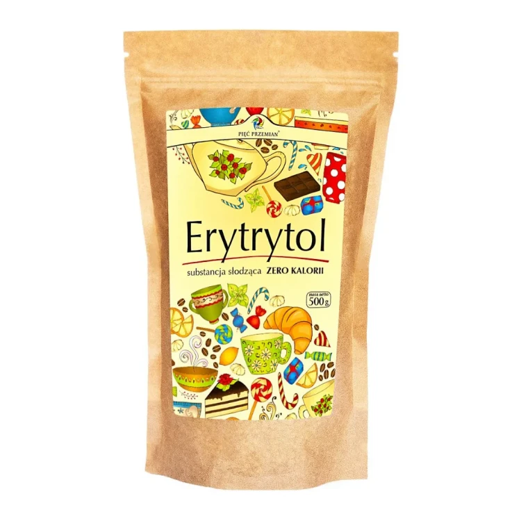Erytrytol, erytrol - Pięć Przemian, 500g - przód