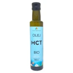 Olej MCT z kokosa w szklanej butelce - BIO - Pięć Przemian, 250ml