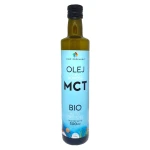Olej MCT z kokosa w szklanej butelce - BIO - Pięć Przemian, 500ml