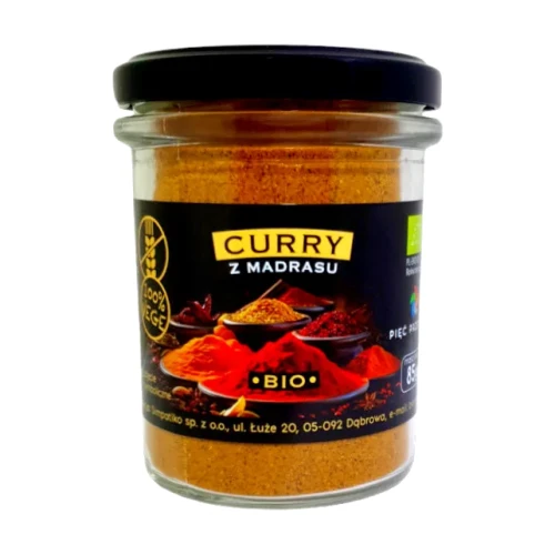 Curry z Madrasu - BIO - Pięć Przemian, 85g - przód