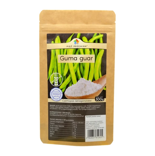 Guma guar - Pięć Przemian, 300g - przód