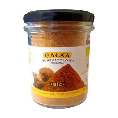 Gałka muszkatołowa mielona - BIO - Pięć Przemian, 70g - przód