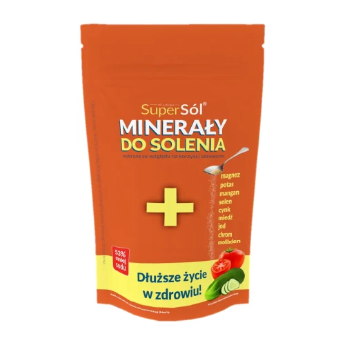Super sól, minerały do solenia - Pięć Przemian, 500g - przód