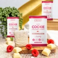 Keto ciastko biała czekolada i malina - Keto Cookie White Chocolate Covered + Raspberry - BeKeto, 40g