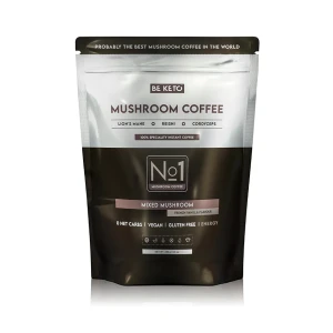 Kawa rozpuszczalna - Mushroom (Lion’s Mane & Cordyceps & Reishi) - francuska wanilia - BeKeto, 250g