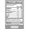 Kawa rozpuszczalna - Chillout (Organic Ashwagandha &amp; Reishi Mushroom) - francuska wanilia - BeKeto, 250g - etykieta