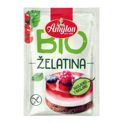 Żelatyna w proszku - BIO - Amylon, 20g - przód