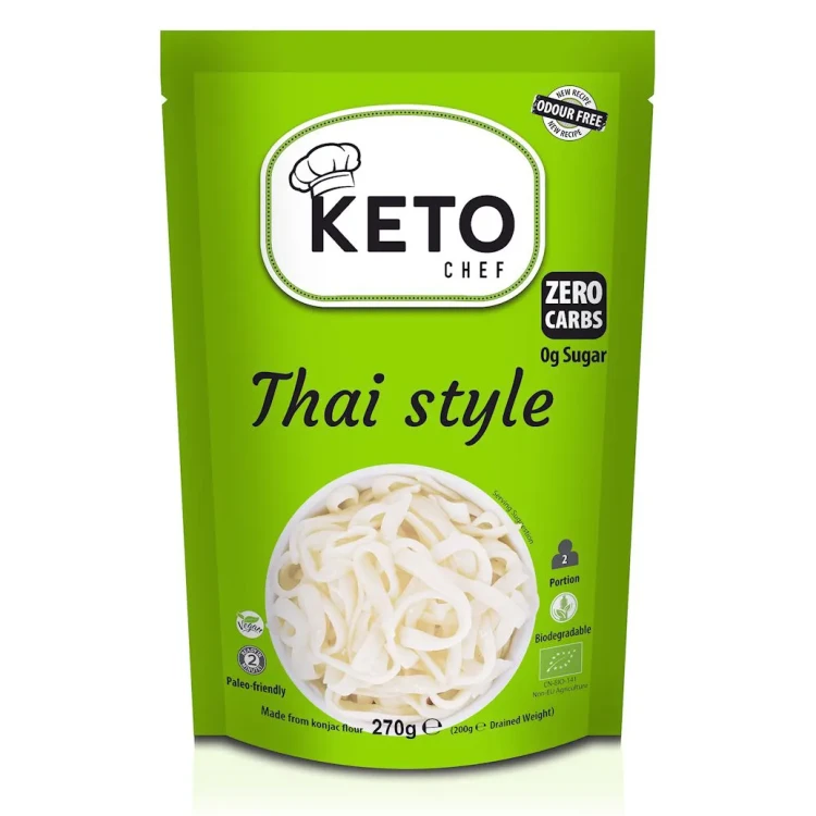 Makaron konjac Thai Style - BIO - Keto Chef, 270g - przód