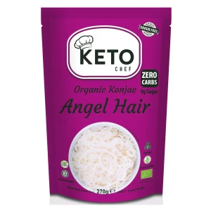 Makaron konjac Angel Hair - BIO - Keto Chef, 270g